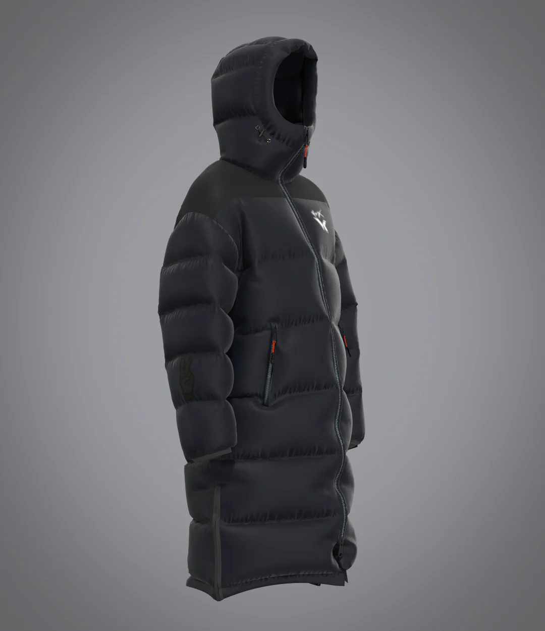 Doudoune Longue Black - Image 3