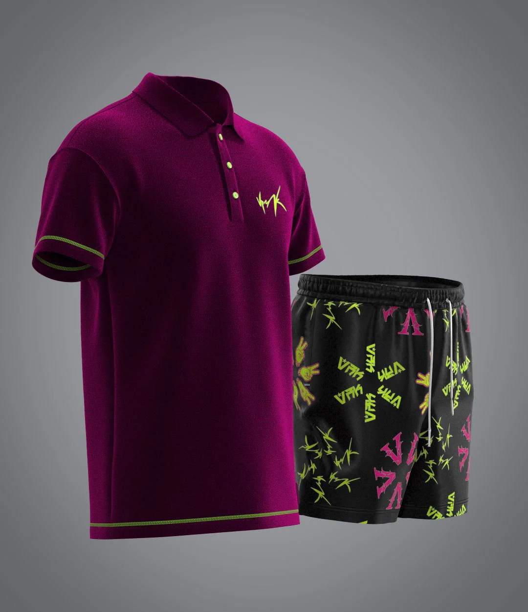 Ensemble Flowers Burgundry Sponge - Image 3