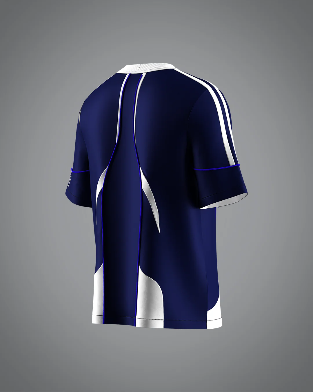 VRUNK X UNKNOWN - FOOTBALL TEE BLUE - Image 5